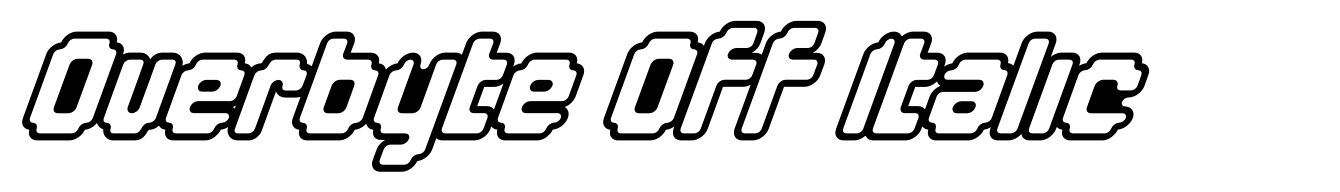 Overbyte Off Italic